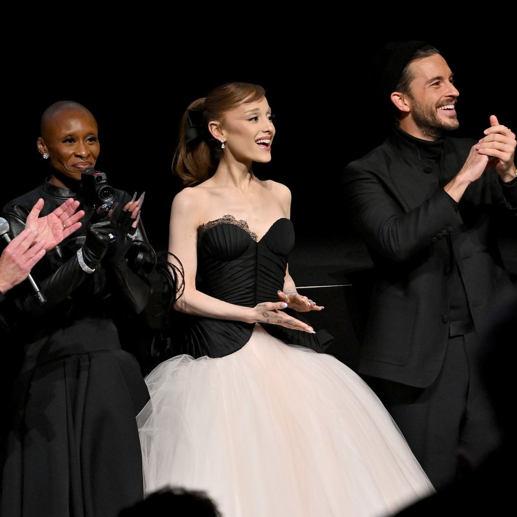 Marc E. Platt, Cynthia Erivo, Ariana Grande und Jonathan Bailey bei der US-Premiere von "Wicked: For Good" in New York