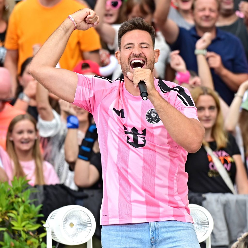 Marc Eggers bei der ZDF-Show "Fernsehgarten", Juli 2025
