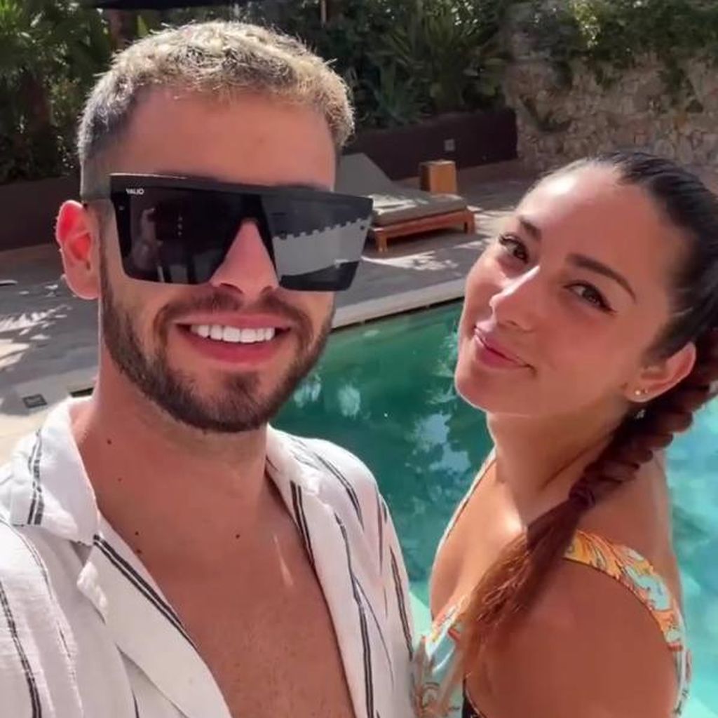 Marc-Robin und Cheryl-Ann Hellkamp im Urlaub