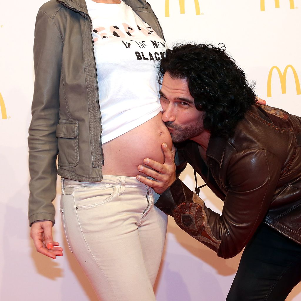Marc Terenzi und Myriel Brechtel 2015 während einer McDonald's-Neueröffnung