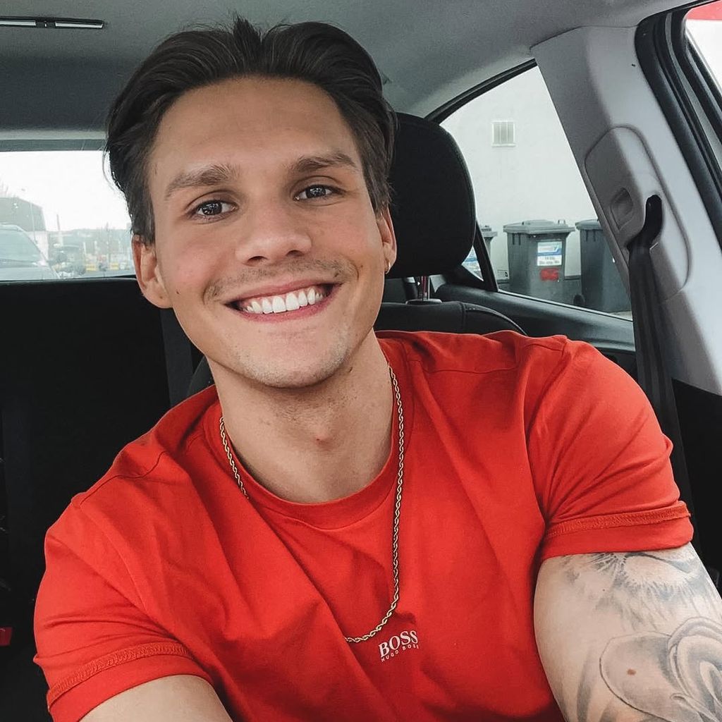 Influencer Marcel Dähne postet ein Selfie, April 2021.