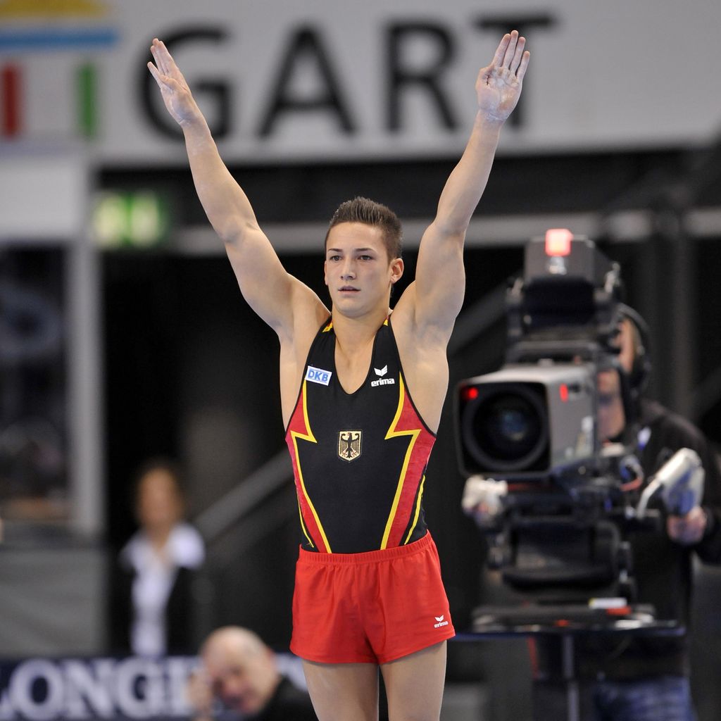 Marcel Nguyen beim "EnBW Gymnastics World Cup" in Stuttgart