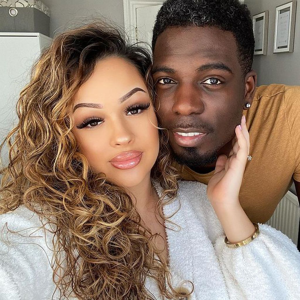 Marcel Somerville mit seiner Verlobten Rebecca