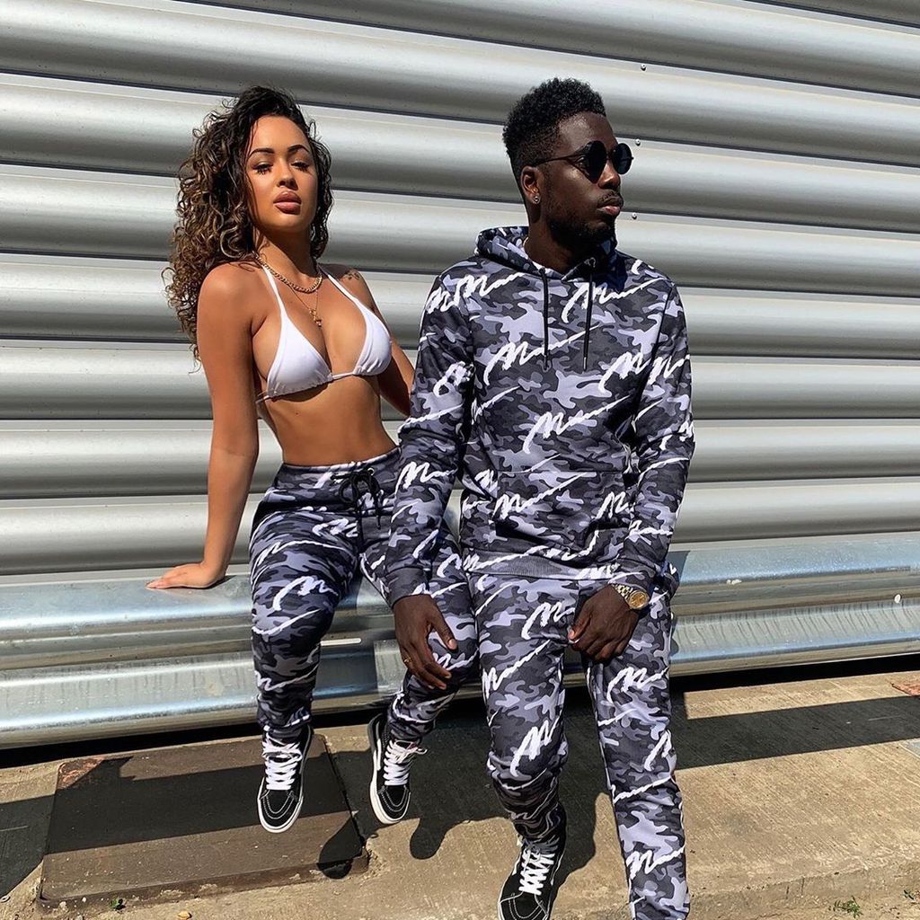 Marcel Somerville und seine Freundin Rebecca im April 2020