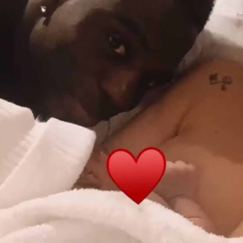 Marcel Somerville mit seiner Verlobten und seinem Sohn