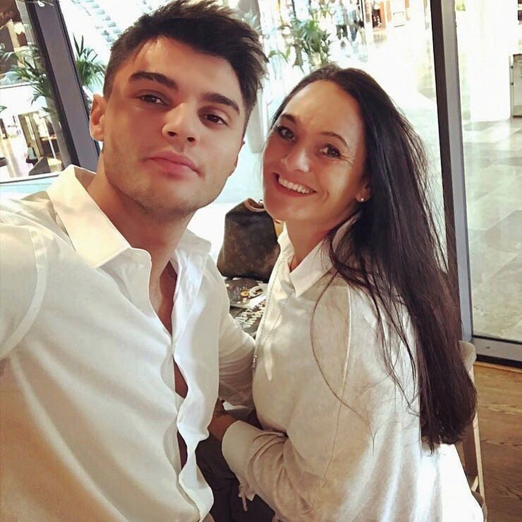 Marcellino Kremers mit Mama Tanja