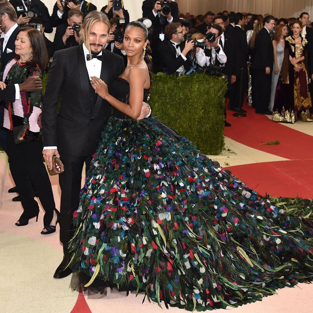 Zoe Saldana und Marco Perego