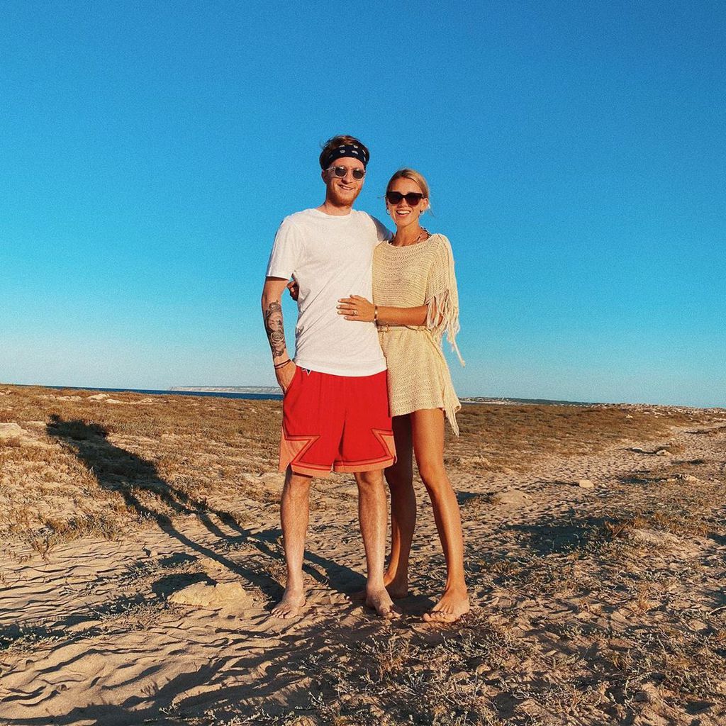 Marco Reus und Scarlett Gartmann im Juli 2020