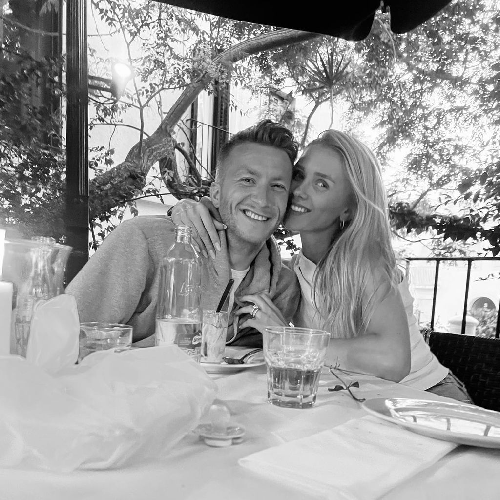 Marco Reus und Scarlett Gartmann, Fußballer und Model