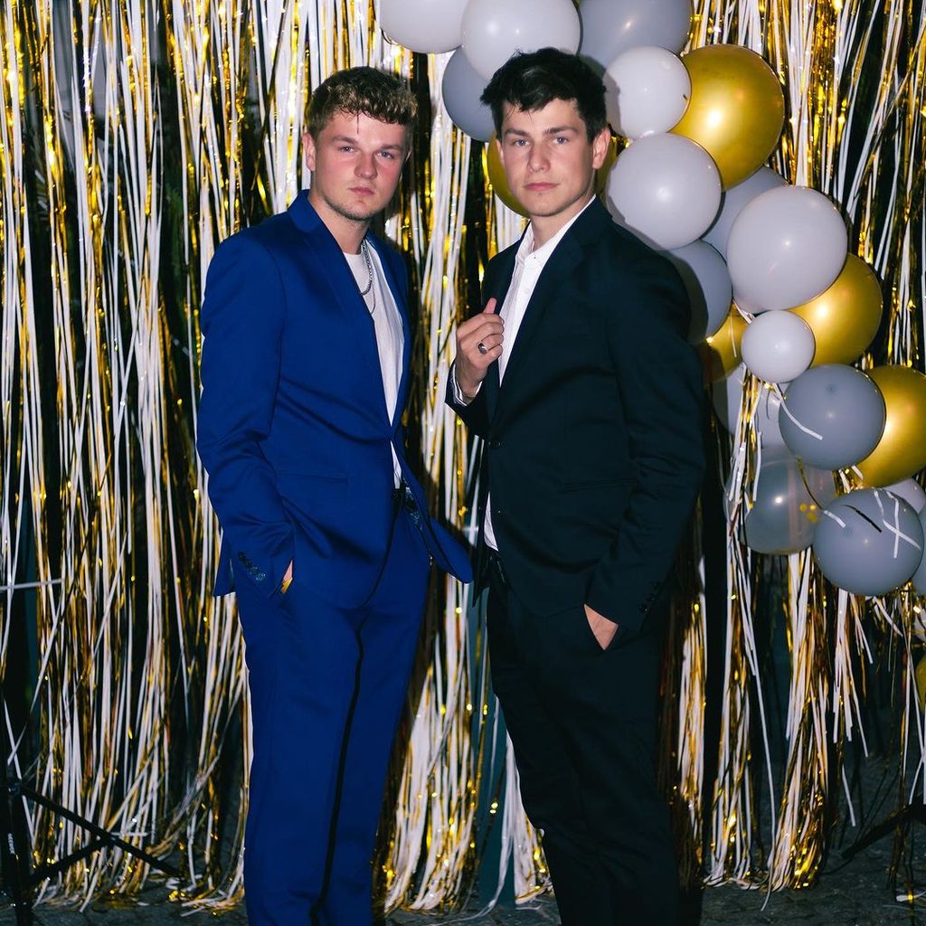 Marco Strecker und sein Freund Tobias