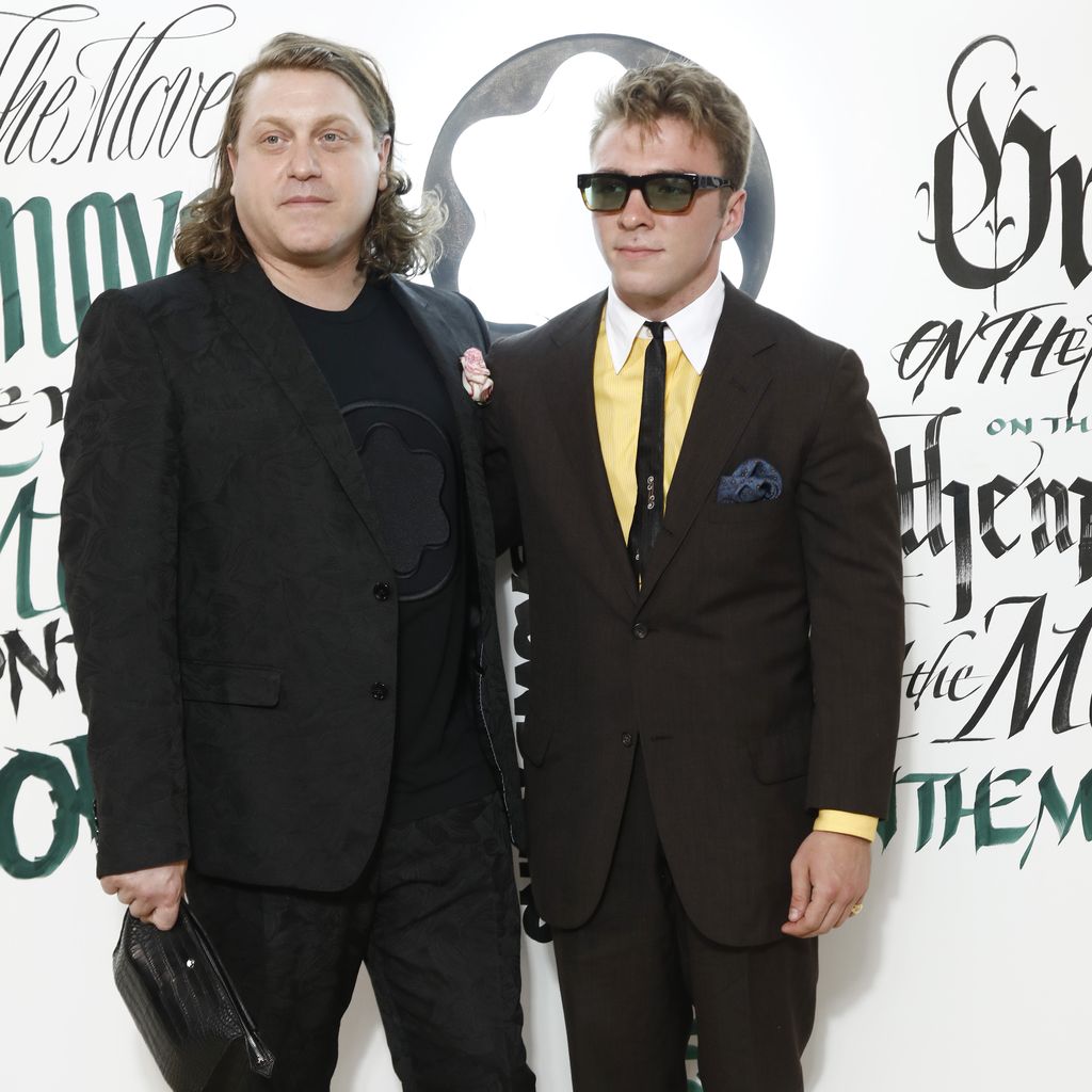 Montblanc-Creative Director Marco Tomasetta und Rocco Ritchie im Juni 2022