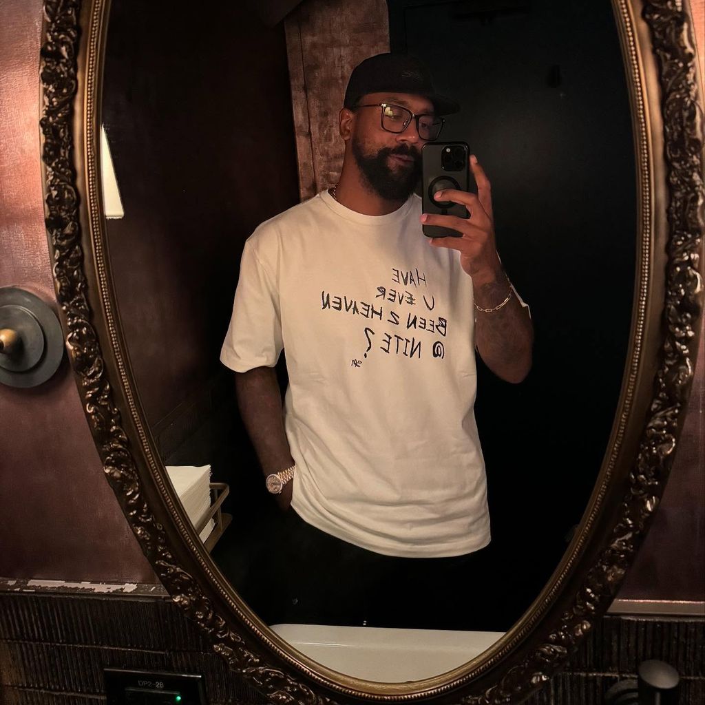 Marcus Jordan macht ein Selfie