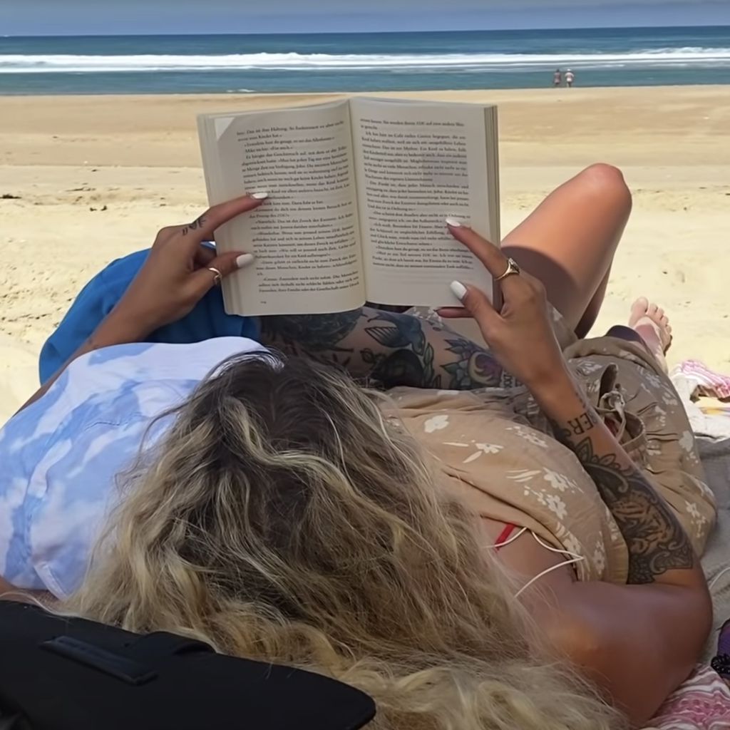 Mareike Lerch und Nadine Wimmer im Juli 2020 in Frankreich