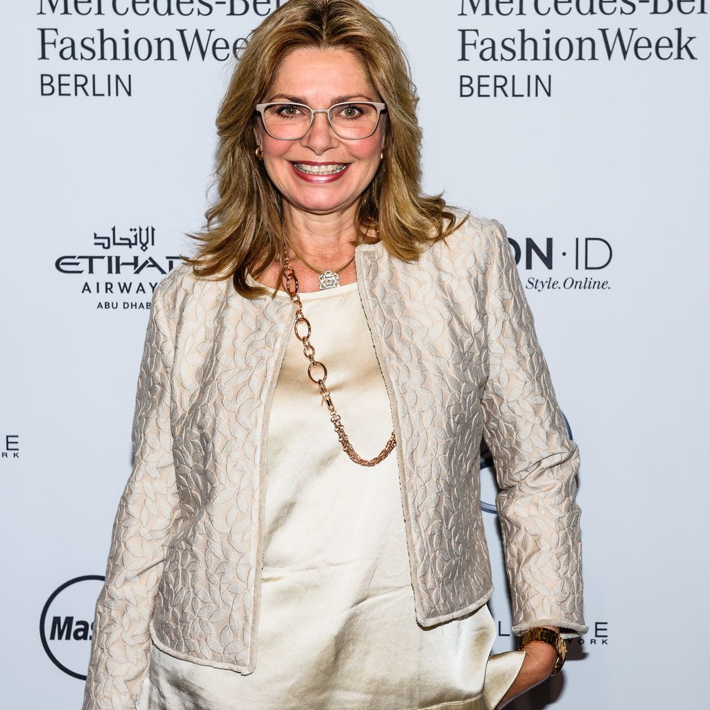Maren Gilzer bei der Fashion Week in Berlin