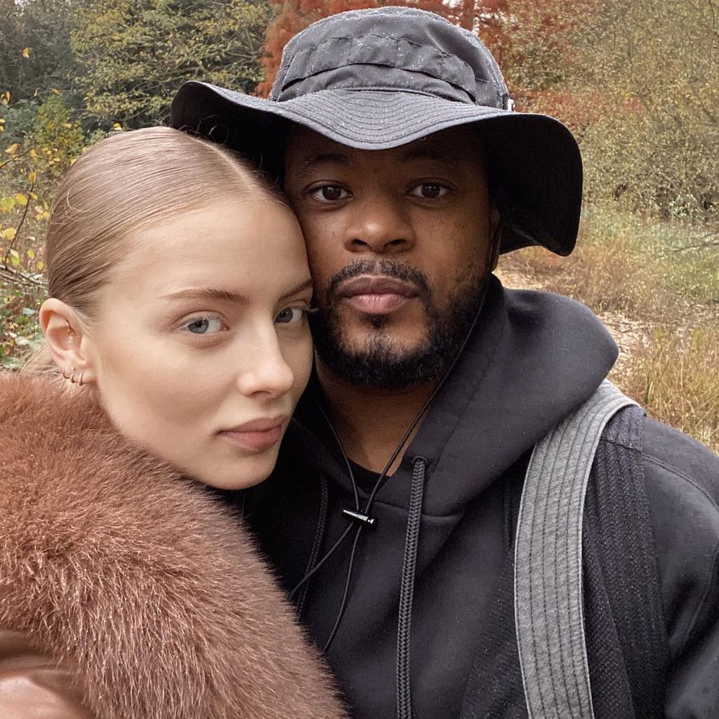 Margaux Alexandra und Patrice Evra, November 2020