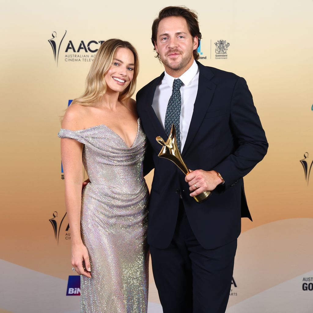 Margot Robbie und Tom Ackerley im Februar 2024
