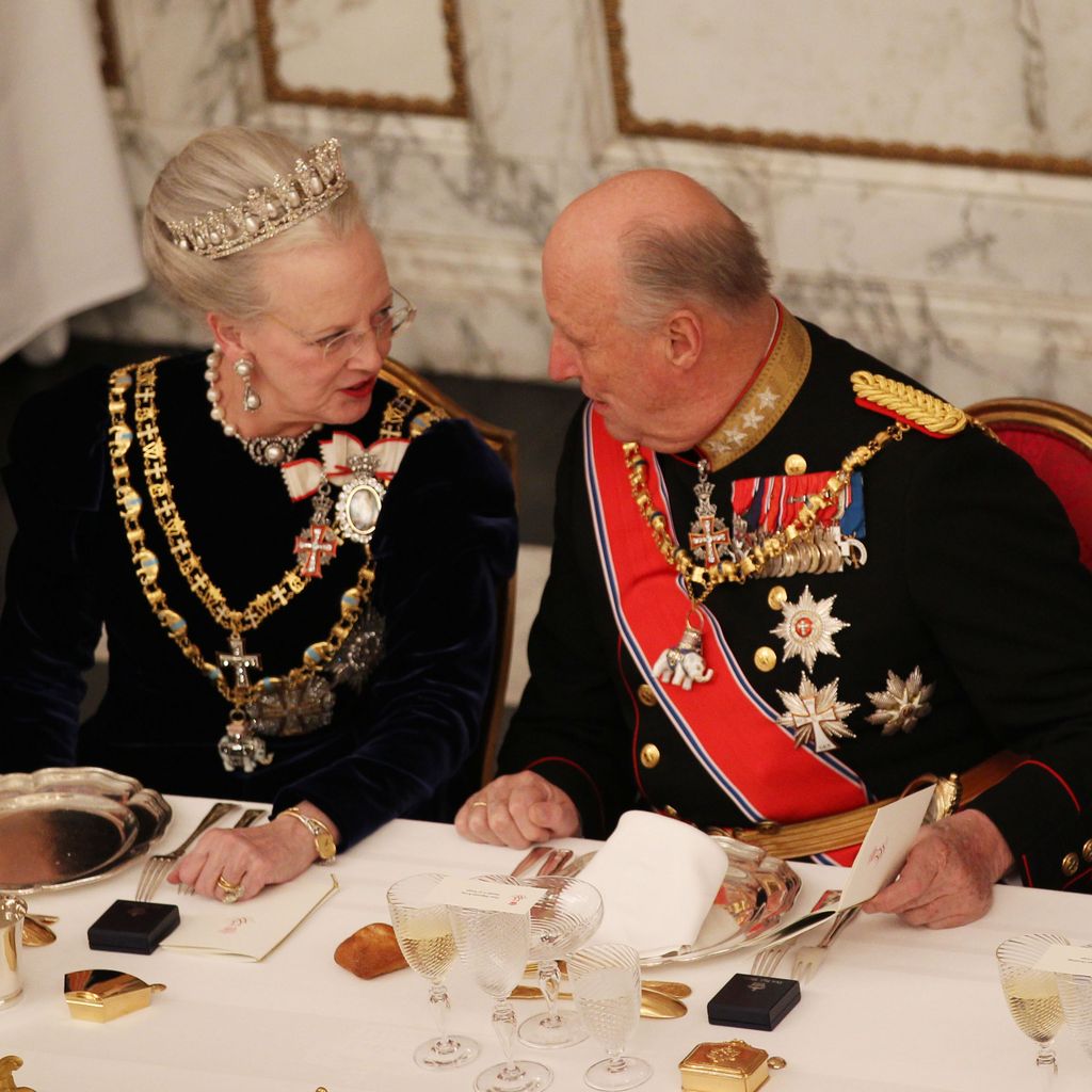 Gala-Dinner in Kopenhagen: Margrethe II. und Harald V. feiern 40 Jahre Thronjubiläum von Margrethe II.
