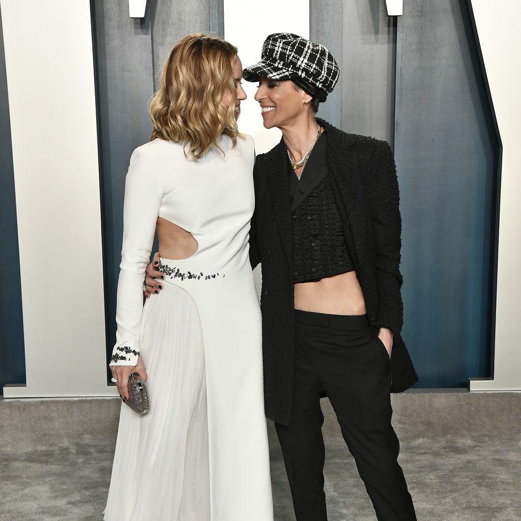 Maria Bello und Dominique Crenn bei der Vanity Fair Oscar Party 2020
