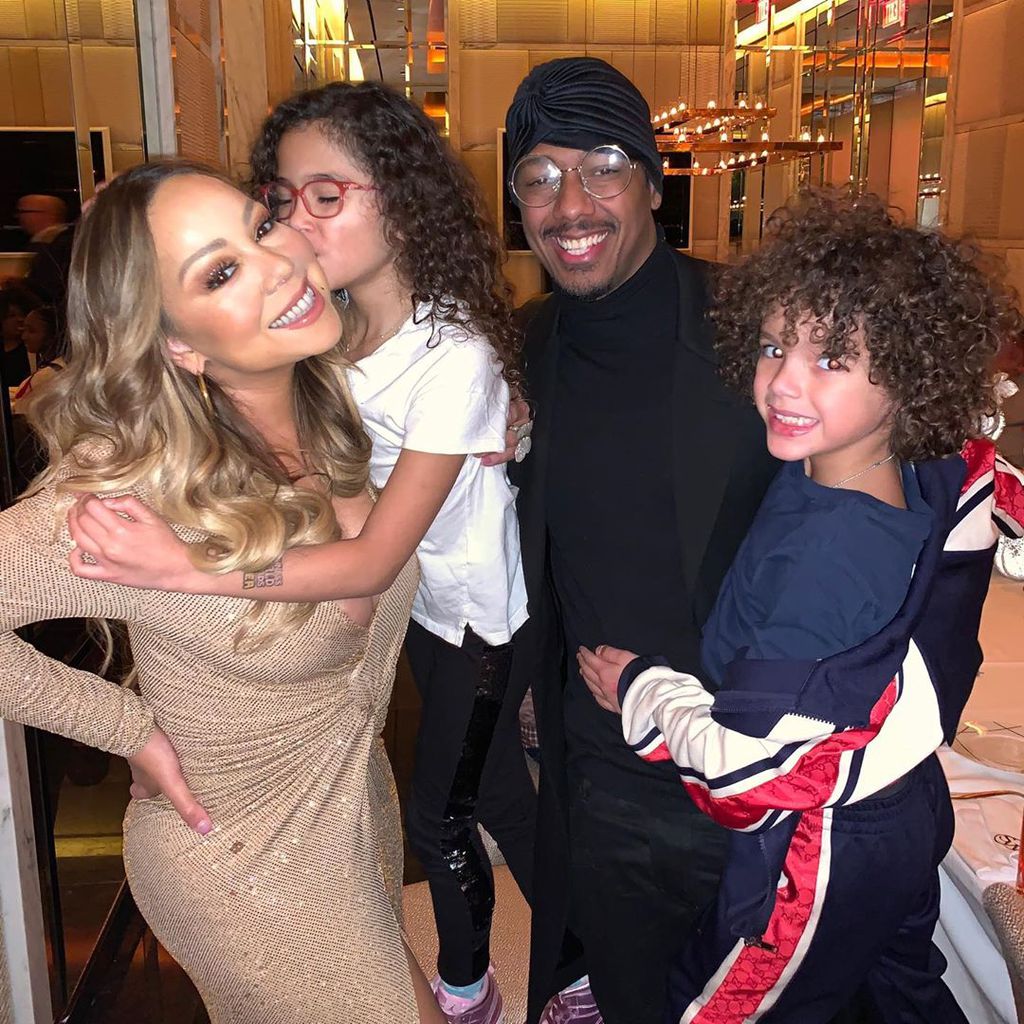 Mariah Carey mit Monroe, Nick und Moroccan Cannon an Thanksgiving 2019
