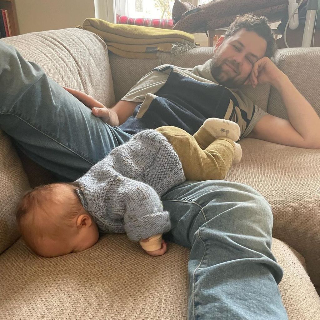 Manuel Vering und seine Tochter im Dezember 2022