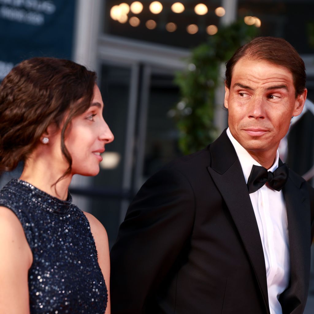 María Francisca Perelló und Rafael Nadal, April 2024