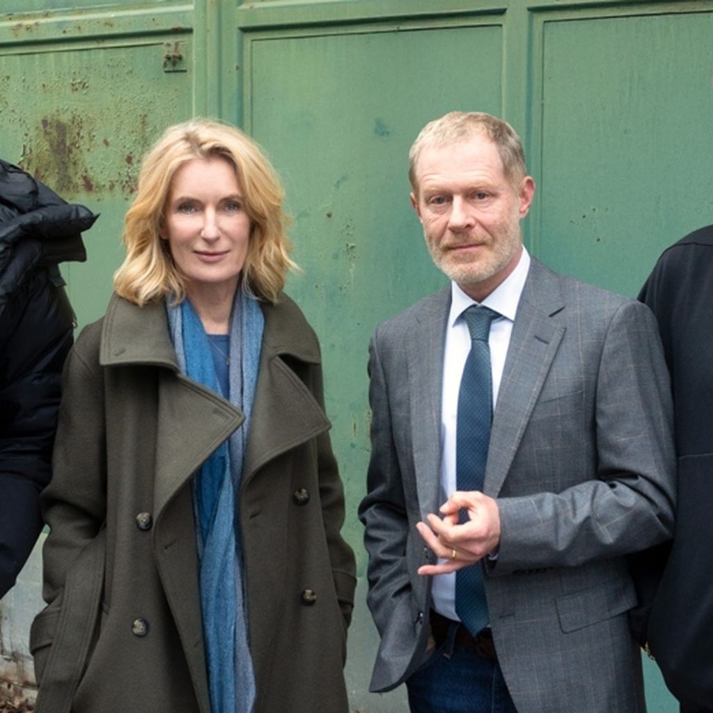 Maria Furtwängler, Andreas Lust und Cornelius Schwalm vor Drehstart von "Tatort: König in Gelb"