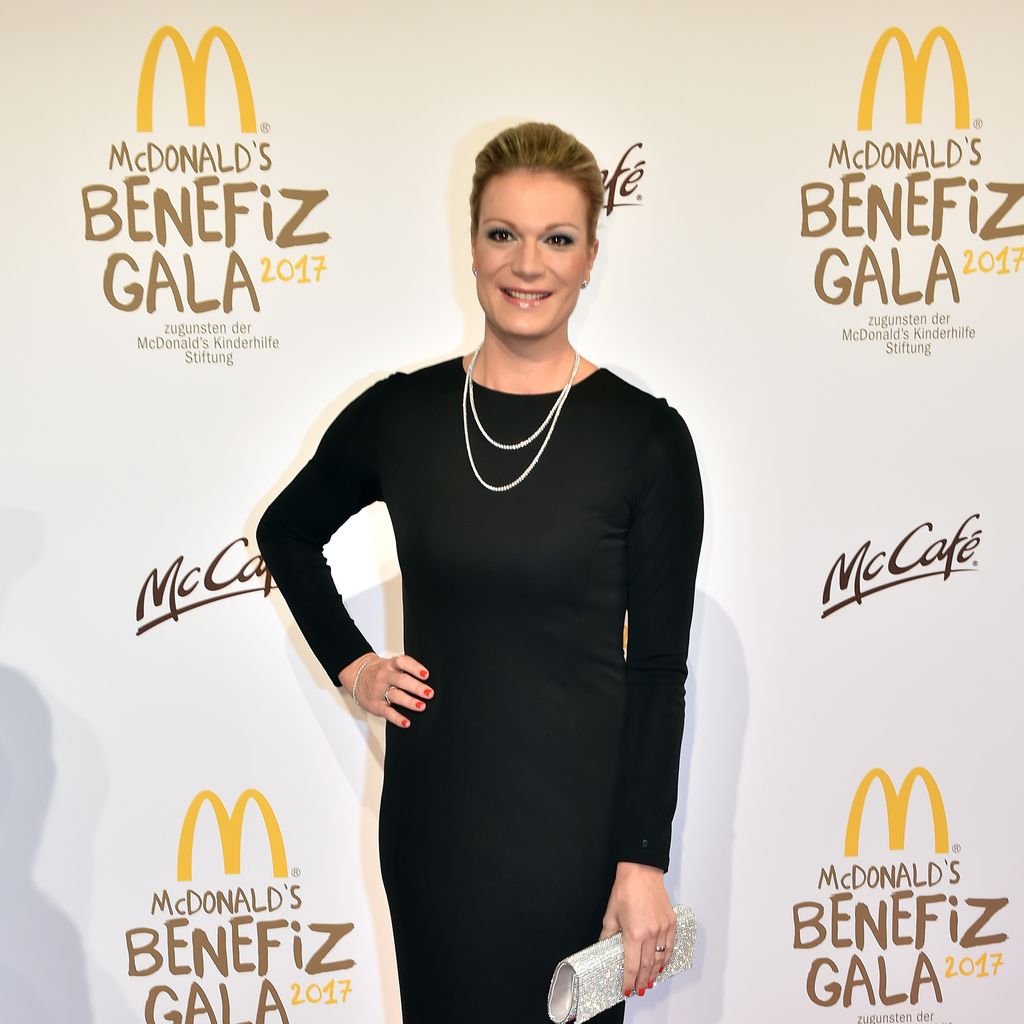 Maria Höfl-Riesch bei einem Charity-Event von  McDonald's in München