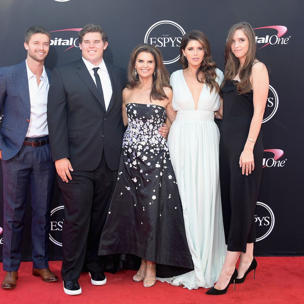 Maria Shriver mit ihren Kindern Patrick, Christopher, Katherine und Christina, 2017