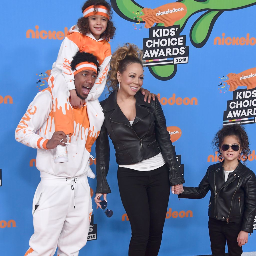 Mariah Carey mit ihrem Ex Nick Cannon und den Kids Moroccan Scott und Monroe