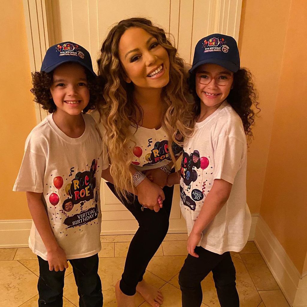 Mariah Carey mit ihren Kindern