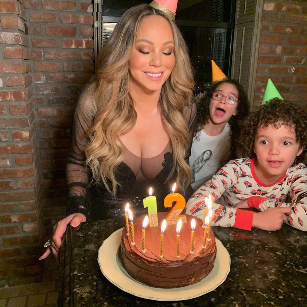Mariah Carey mit ihren Kindern Monroe und Moroccan