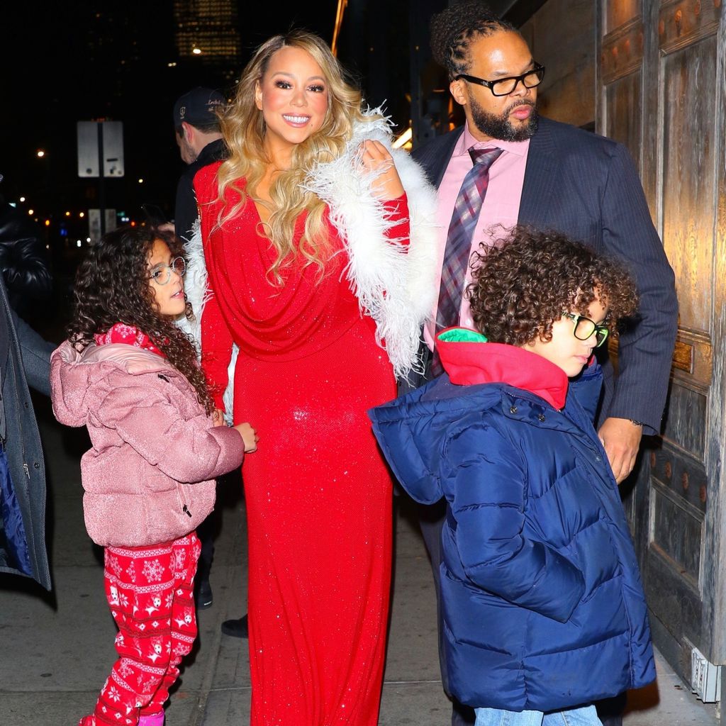 Mariah Carey mit ihren Kindern Monroe und Moroccan Dezember 2019