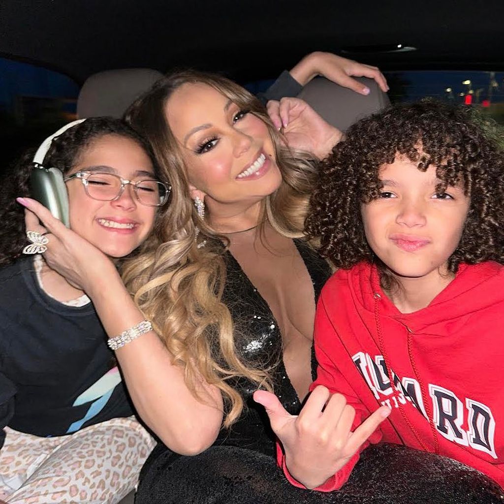 Mariah Carey mit ihren Zwillingen Monroe und Moroccan