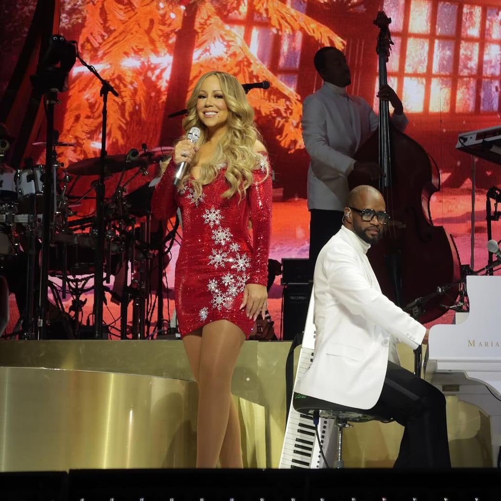 Mariah Carey bei ihrem Weihnachtskonzert, New York 2024