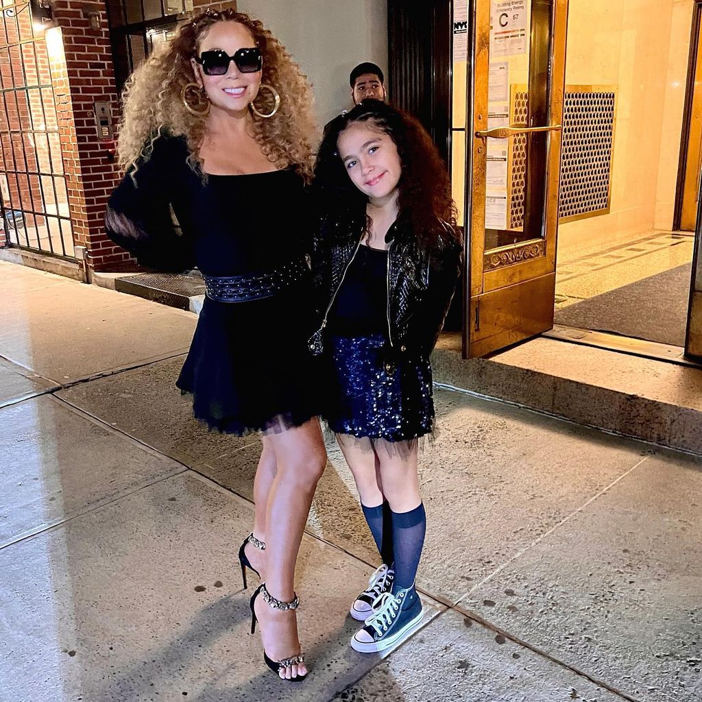Mariah Carey und ihre Tochter Monroe im Oktober 2022