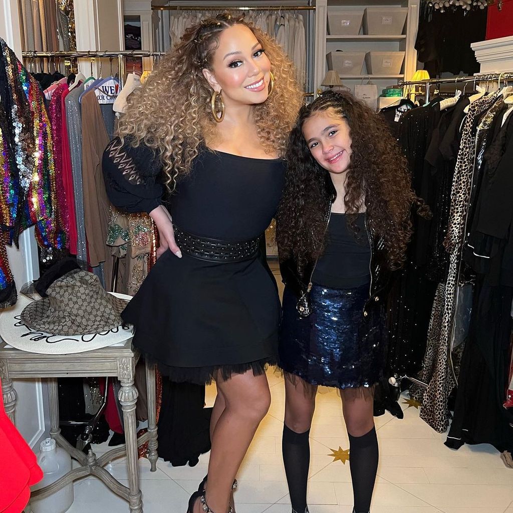 Mariah Carey und ihre Tochter Monroe im Oktober 2022