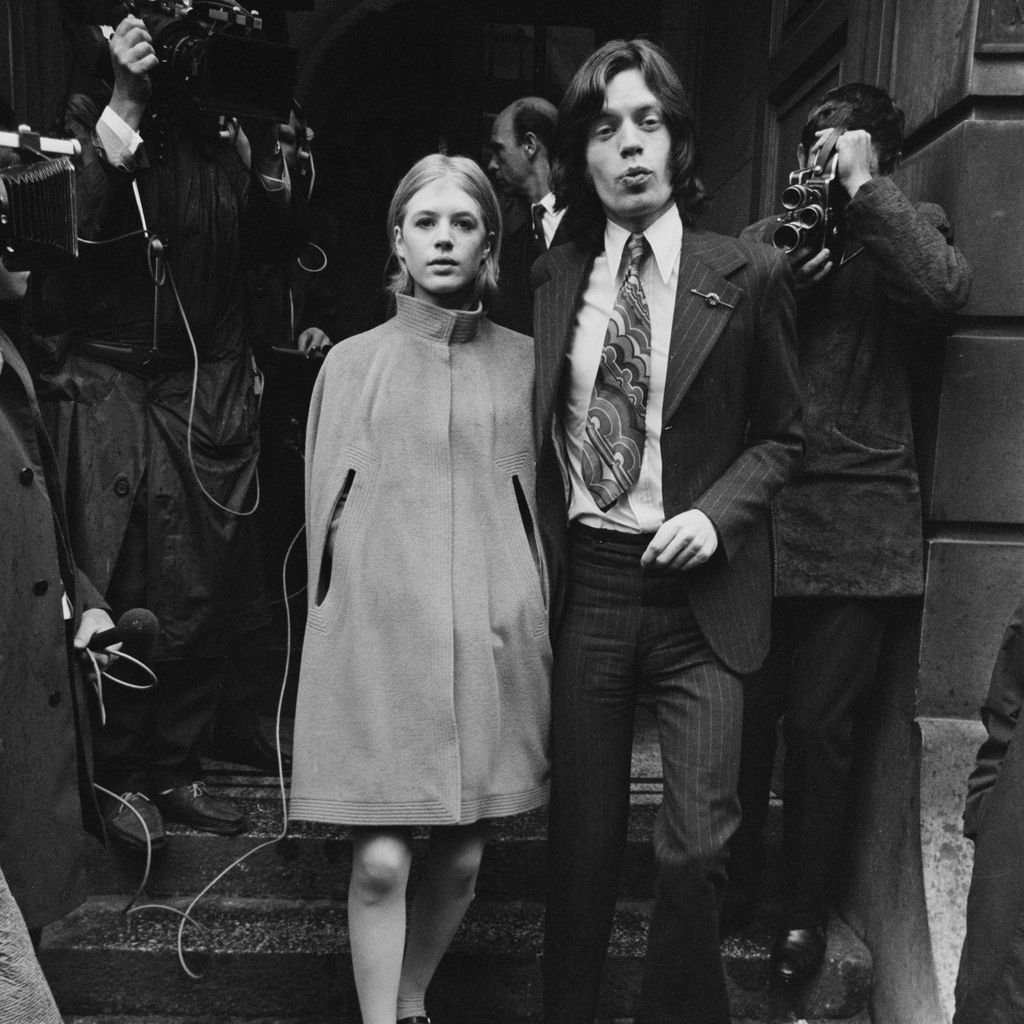 Marianne Faithfull und Mick Jagger im Jahr 1969