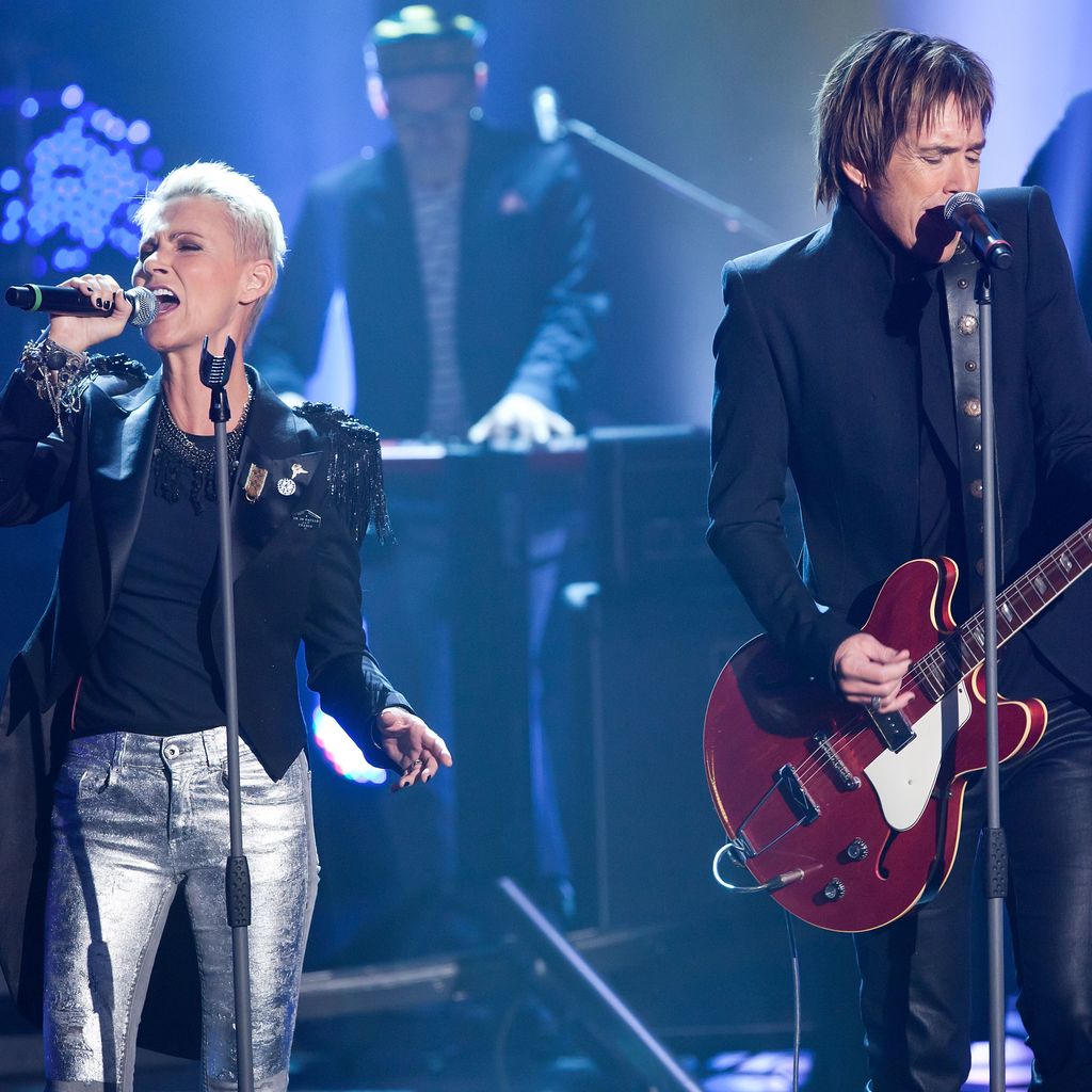 Marie Fredriksson und Per Gessle im Februar 2011 bei "Wetten, Dass...?"