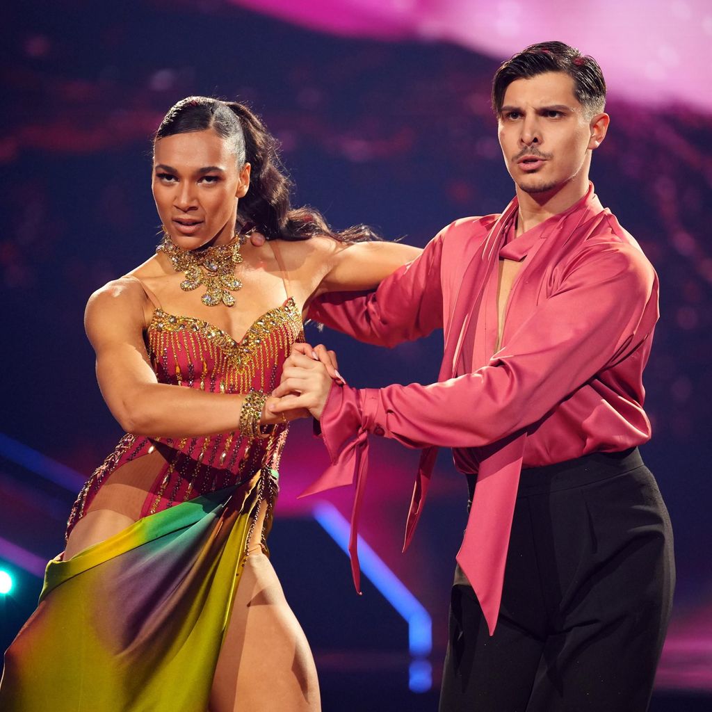 Marie Mouroum und Alexandru Ionel bei "Let's Dance" 2025