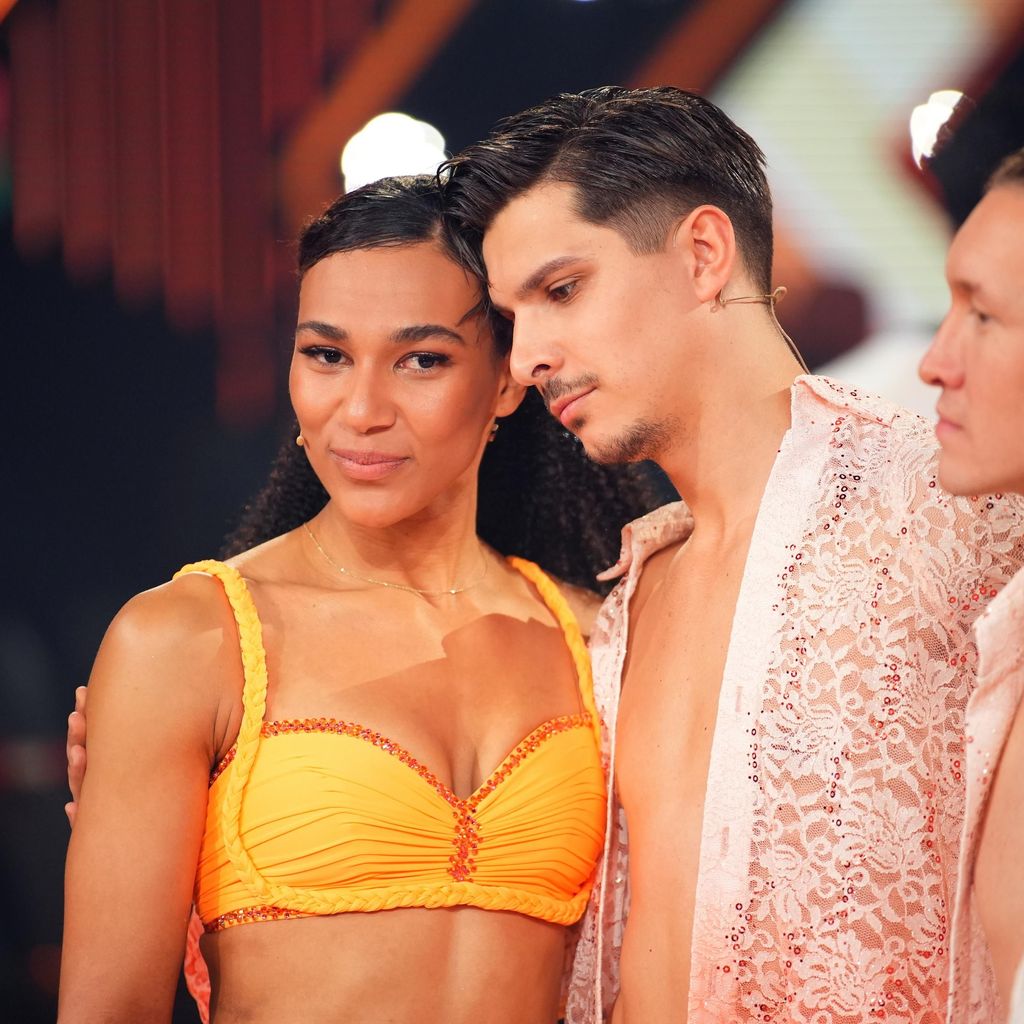 Marie Mouroum und ihr Tanzpartner Alexandru Ionel bei "Let's Dance"