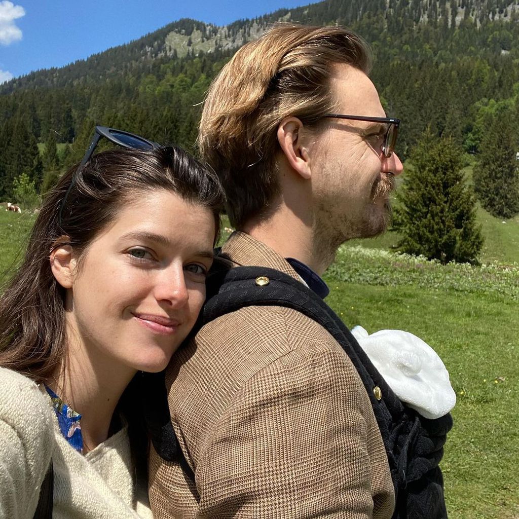 Marie Nasemann mit ihrer Familie im Mai 2021
