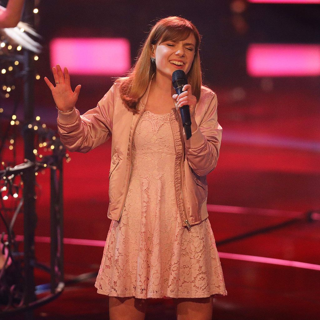 Marie Wegener im April 2018 bei "Deutschland sucht den Superstar"