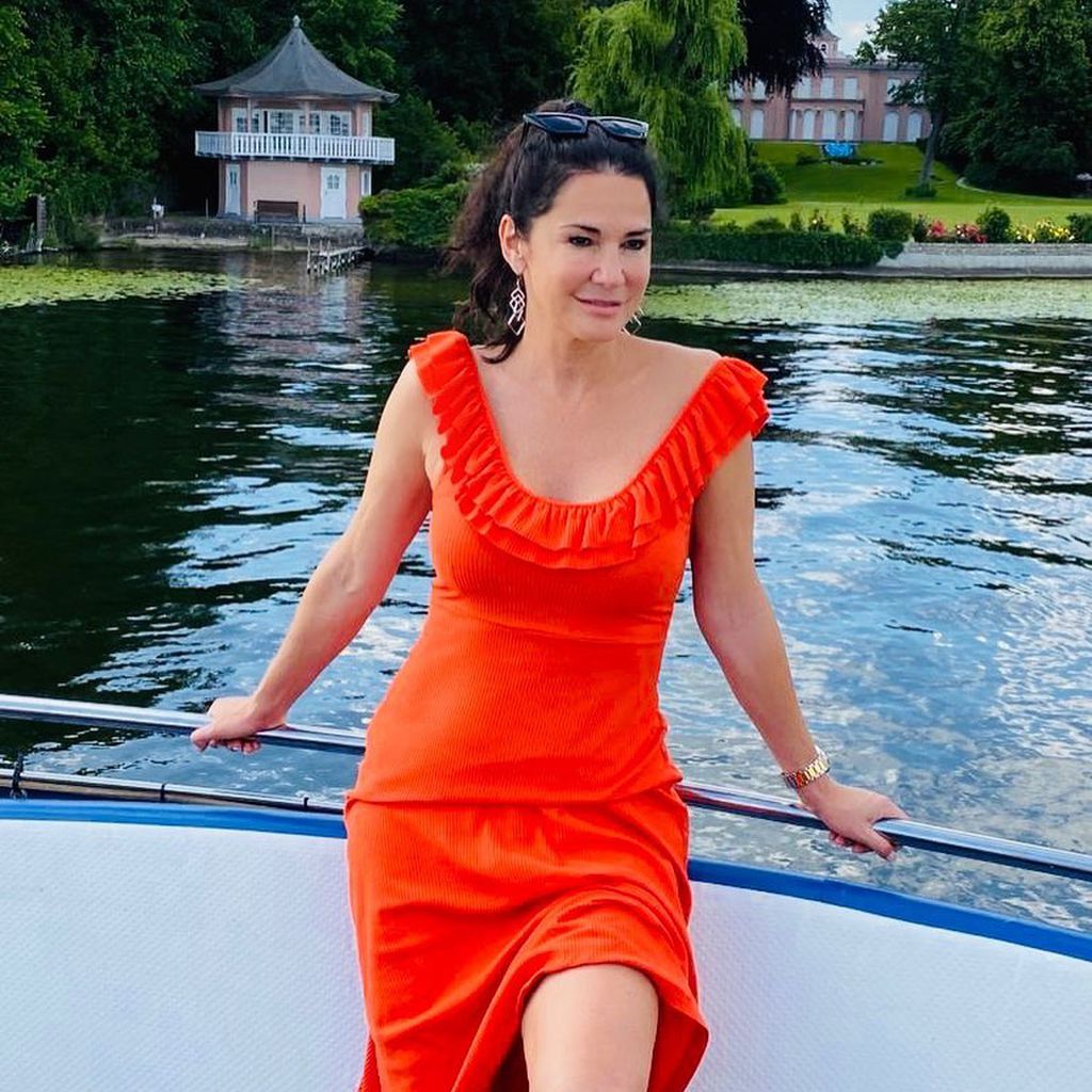 Mariella Ahrens am Wannsee im Juni 2020