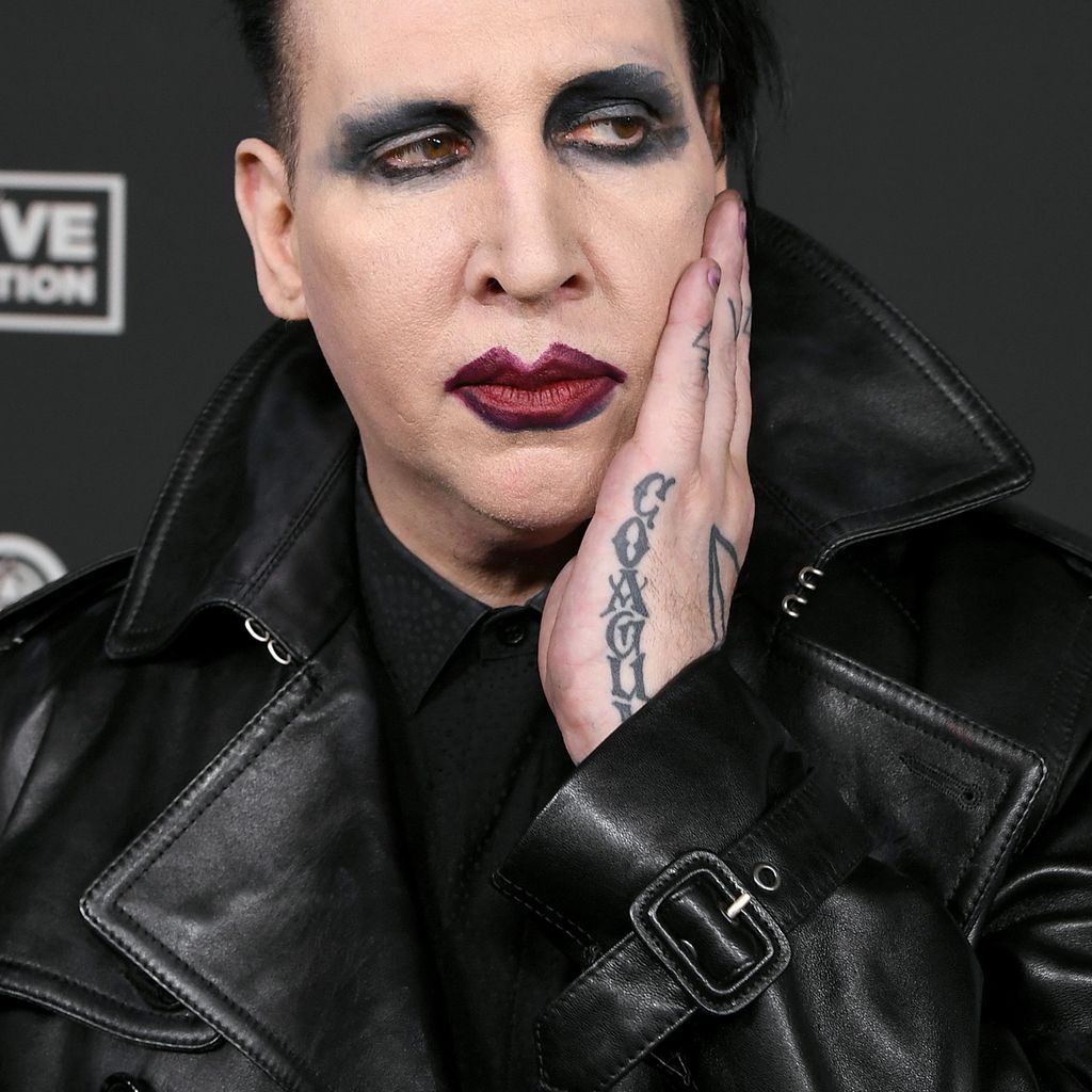 Marilyn Manson auf einer Party in Hollywood im Januar 2020