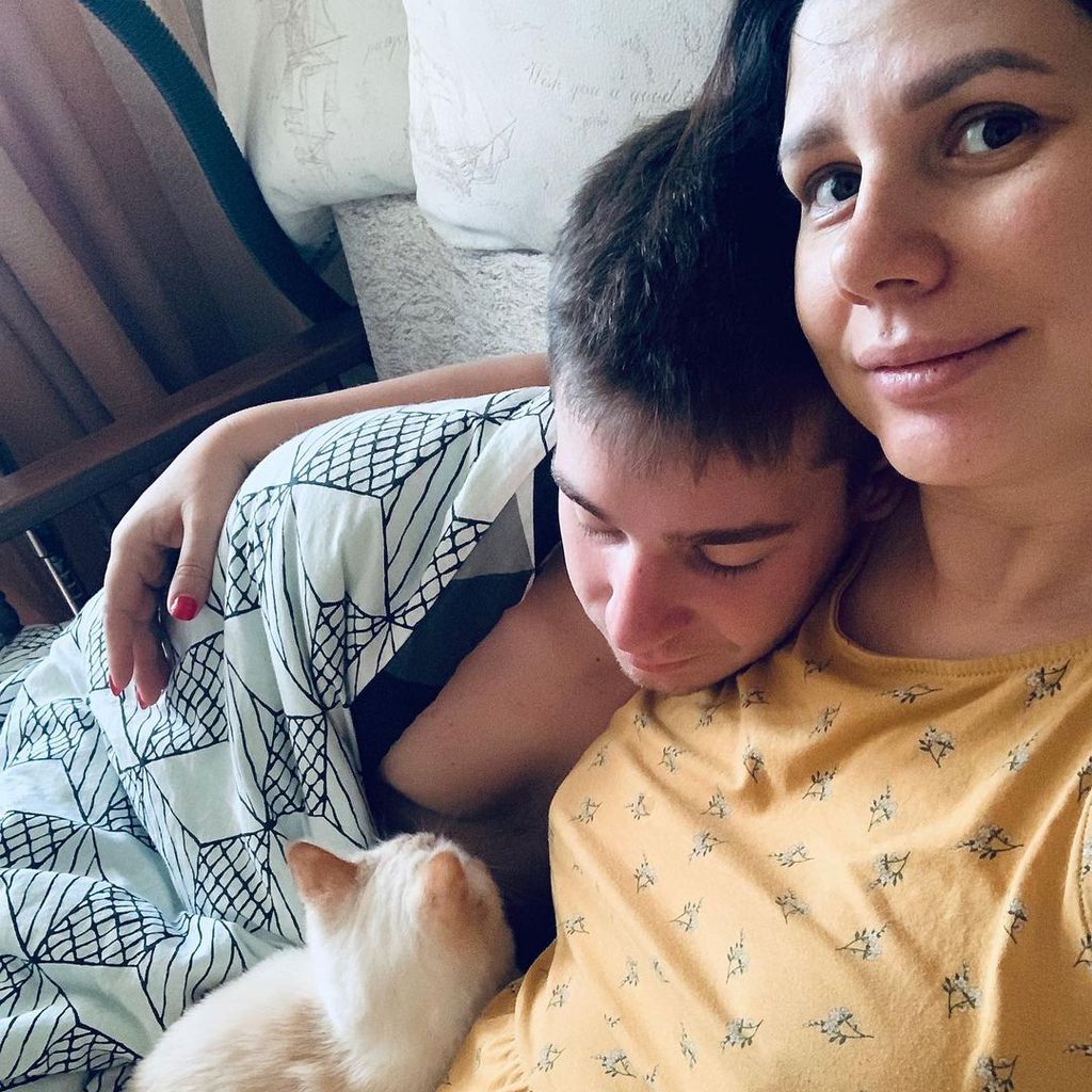 Marina Balmasheva und ihr Ehemann Vladimir Shavyrin, November 2020