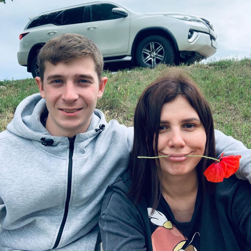 Marina Balmasheva und ihr Ehemann Vladimir Shavyrin im Juli 2020