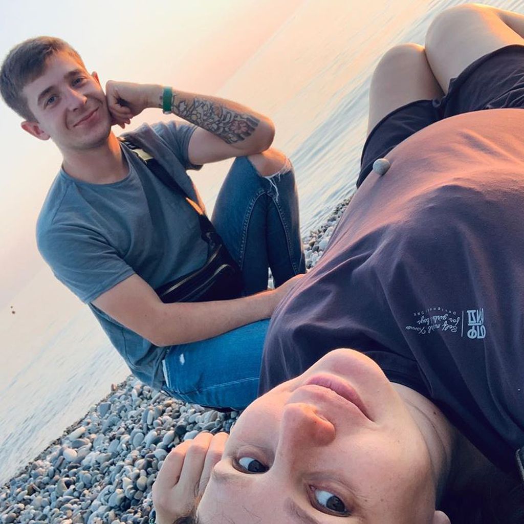 Marina Balmasheva und ihr Mann Vladimir Shavyrin, 2020
