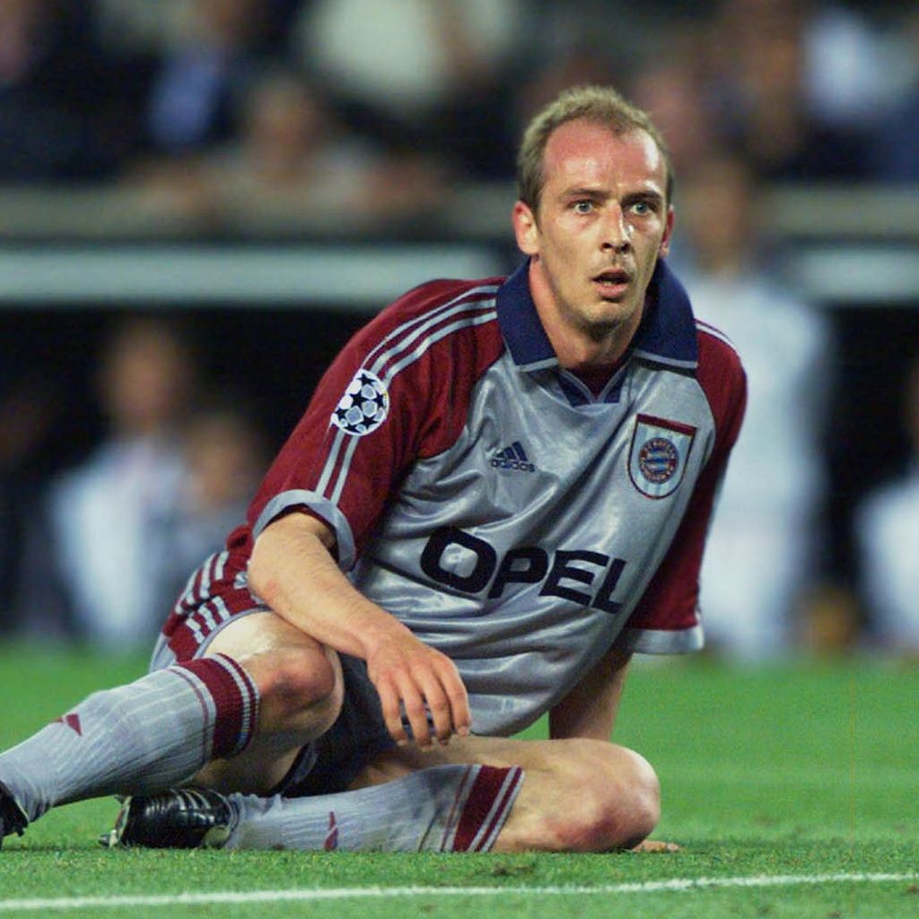 Mario Basler beim Champions-League-Finale 1999