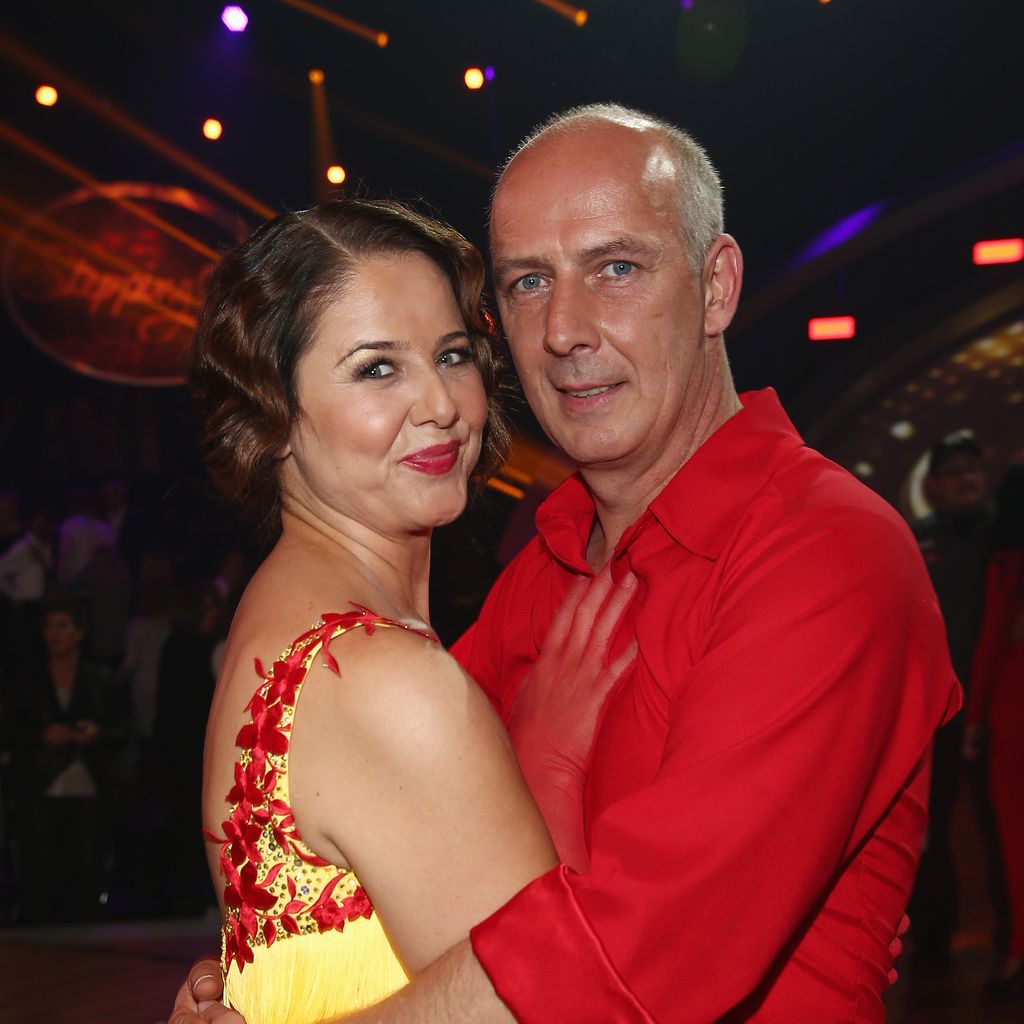 Mario Basler mit seiner Freundin Doris bei der Show "Stepping Out"