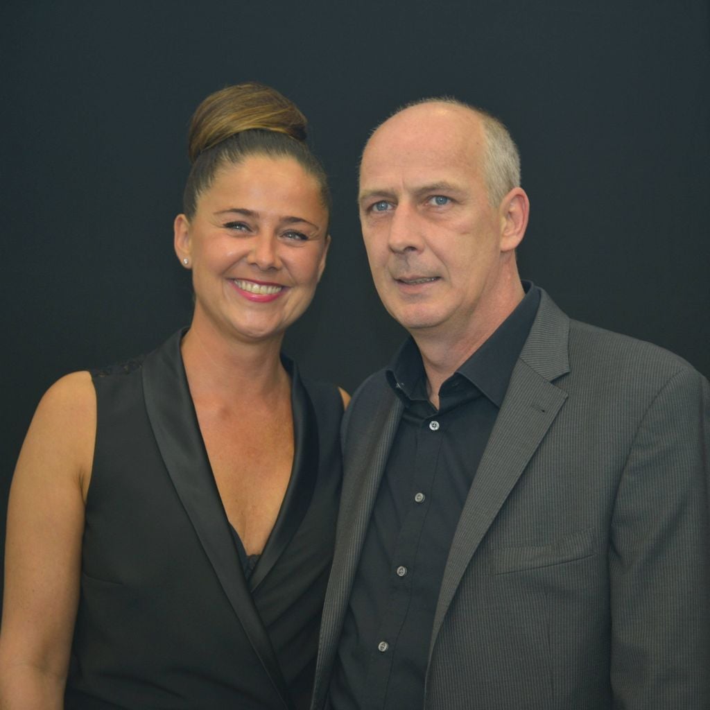 Mario Basler und Doris Büld bei der 60. Geburtstagsfeier von Clemens Tönnies in Rheda-Wiedenbrück, 27. Mai 2016